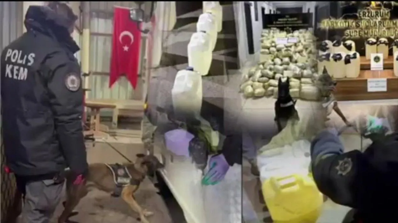 MERSİN VE ERZURUM’DA DEV UYUŞTURUCU OPERASYONU